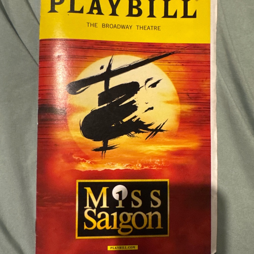 Miss Saigon Broadway Revival Playbill - Eva Noblezada